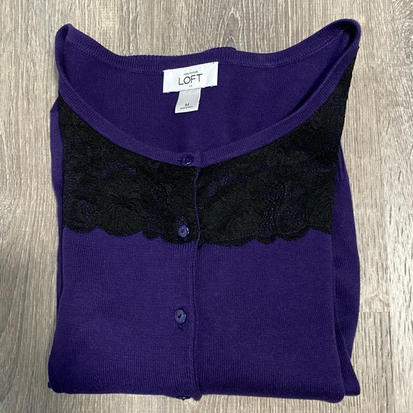 Women’s Purple Sweater from Loft (Medium) - Picture 1 of 5